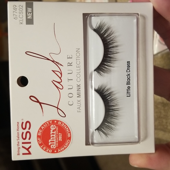 2 pairs eyelashes and lash adhesive. Never opened. KISS brand. - Picture 3 of 5